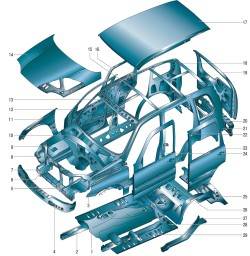 Детали каркаса кузова